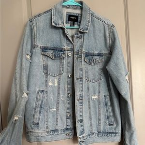 Distressed Jean Jacket